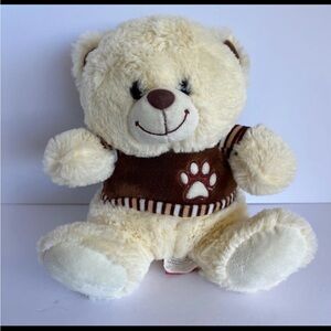 Linzy Toys Chicoco Plush Teddy Bear In White